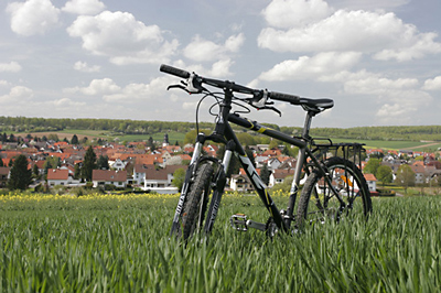 Ronneburg Huettengesaess mit dem Fahrrad
